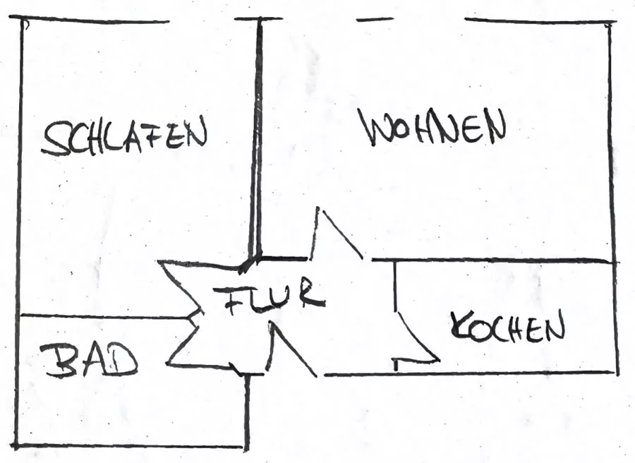 Grundriss Ferienwohnung Sommerberg